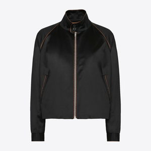 Chaquetas de seda de satén Rosa personalizadas de primera calidad, chaqueta acolchada con capucha universitaria a prueba de viento, soporte, nuevo diseño, cremallera, venta al por mayor, OEM para hombres - Product Image 4