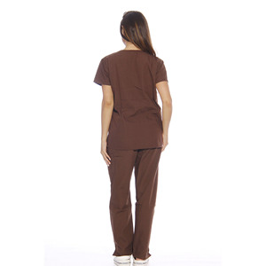 Uniformes Médicos Personalizados de Alta Calidad para Doctoras y Enfermeras, Traje de Trabajo para Mujer, Ropa Médica de Spandex/Poliéster, Venta al Por Mayor - Product Image 2