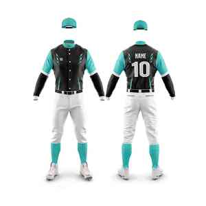 Conjunto de Jersey y Uniforme de Béisbol y Softbol Personalizable, Ropa Deportiva Transpirable Personalizada para Hombres, Mujeres, Jóvenes y Adultos - Product Image 4