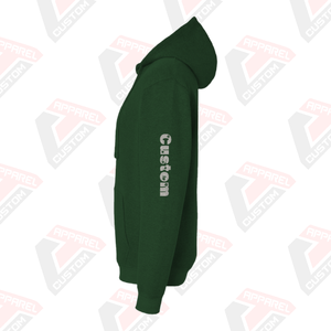 เสื้อฮู้ดสวมหัวผ้าฝ้ายคุณภาพสูงสำหรับผู้หญิงและผู้ชายขนาดใหญ่พิเศษปรับแต่งได้ด้วยการซักด้วยการพิมพ์โลโก้แบบกำหนดเอง - Product Image 3