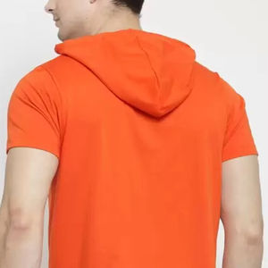 Camiseta con capucha de lana de algodón de invierno para hombre, venta al por mayor, ropa de gimnasio informal ligera, jersey de moda, Impresión de logotipo personalizado superior - Product Image 4