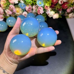 ลูกบอลโอปอลคริสตัลโอปอลขนาด40-55มม. สำหรับเป็นของขวัญของชำร่วยในการตกแต่งบ้าน - Product Image 5