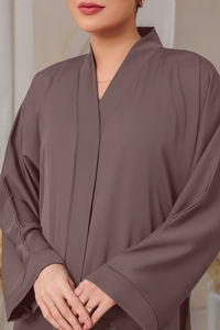 Casual Wear <b>Islamic</b> <b>Clothing</b> Solid Color Customized New Design Ladies Abaya for Sale Long Sleeves Ladies New Abaya OEM Service - Product Image 2
