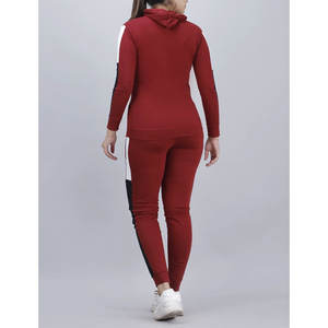 Conjuntos de chándales con bloques de Color personalizados para mujer, venta al por mayor - Product Image 6