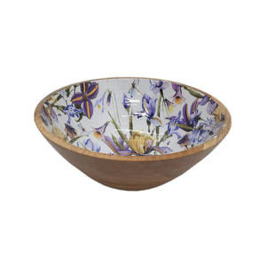 Modern Design Wooden Round Shape Fruit Bowl for <b>Tabletop</b> Kitchenware Salad Bowl Home & Hotels Food & Snacks Serving Bowls - Product Image 4