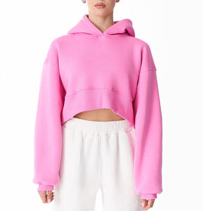 เสื้อฮู้ดผ้าคอตตอน100% ทรงหลวมทรงหลวมมีซิปออกแบบได้ตามต้องการ - Product Image 5