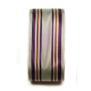 Cinta Moaré Masónica Blanca de Pakistán, Grosgrain de Viscosa Ecológica, 4 Pulgadas de Ancho, Tamaños Personalizables, Diseño Impreso para Medallas - Product Image 4