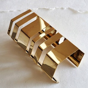 Global brass <b>kada</b> Handmade Brass Wide Cuff Bracelet for Women Stylish Bracelet for Wholesale From India - Product Image 3