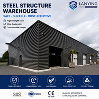Almacén Moderno de Estructura de Acero Sostenible, Complejo Industrial Prefabricado para Parque Empresarial, Nave de Almacenamiento Metálica