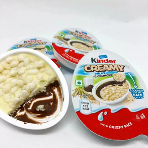 Wholesale Kinder Creamy <b>Milk</b> And Crunchy 24x19g 456g <b>Box</b> With Built In Spoon On Back For Easy Consumption Global Export - Product Image 2