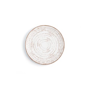 Plato Plano De Porcelana Blanco Tornado 24 cm - Product Image 1