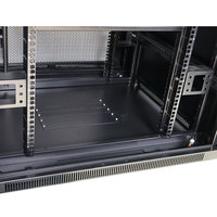 Armoire serveur de cybersécurité à haute ventilation 42U 19 pouces pour centre de données, armoires serveur 800 mm de largeur, porte double ouverte ventilée