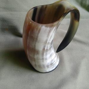 Super Quality Unique Handcrafted Viking Drinking Horn Tankard Natural Horn with Solid Design for Original Style - Product Image 3