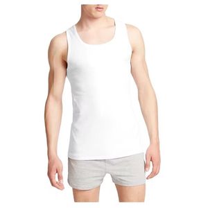 Unisex <b>Vest</b> Good Quality Custom Graphic Printed Breathable Knitted Gym Wear Streetwear Tank Top in <b>White</b> for <b>Men</b> - Product Image 2