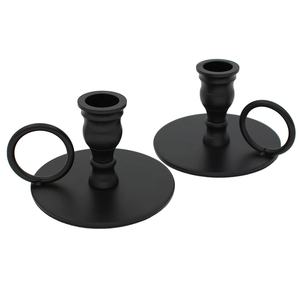 Candelabro portátil metálico Premium más vendido elegante Color negro diseño moderno candelabro de Navidad de alta demanda - Product Image 4