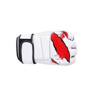 Professional Leather MMA Gloves for Training and Sparring-Breathable Lightweight with Adjustable Wrist Strap - Product Image 3