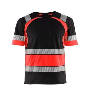 Hi Vis ANSI Class 1 Waterproof T-Shirt with Reflective <b>Tape</b> & Customized Logo Orange Short/Long Sleeve Safety Workwear - Product Image 1