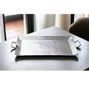 Plateau de service en métal robuste, construction solide pour une utilisation quotidienne répétée - Product Image 1