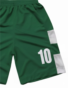 ชุดยูนิฟอร์มฟุตบอลระบายอากาศได้ดี เป็นมิตรกับสิ่งแวดล้อม ชุดเสื้อและกางเกงขาสั้นแบบแห้งเร็ว ผลิตตามสั่ง 100% โพลีเอสเตอร์ สำหรับสโมสร ฝึกซ้อม และแข่งขัน รับผลิตแบบ OEM - Product Image 6