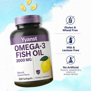 OEM/ODM Saveur citron naturelle 3g d'oméga-3 par portion Capsules molles pour adultes Soutien du système immunitaire Santé du cœur et des articulations - Product Image 4