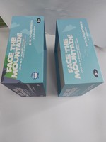 Boîtes en carton rigide personnalisées de luxe pour vêtements, avec fermeture éclair, pour l'envoi postal, emballage cadeau, recyclables, gaufrage mat