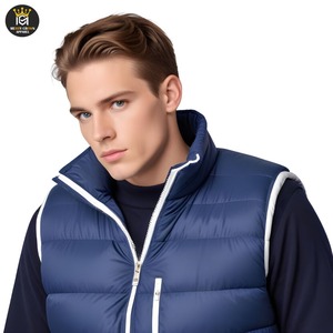 เสื้อกั๊กขนเป็ดแขนกุดสำหรับผู้ชายแจ็คเก็ตฤดูหนาว - Product Image 2