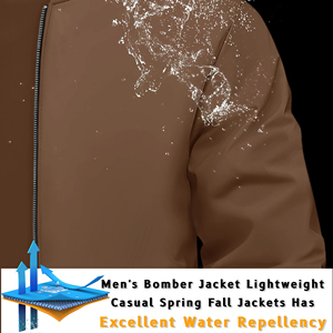 เสื้อบอมเบอร์แจ็คเก็ตผู้ชายปกตั้งโลโก้ตามสั่งปักลายสไตล์วิทยาลัยสำหรับฤดูหนาว - Product Image 2