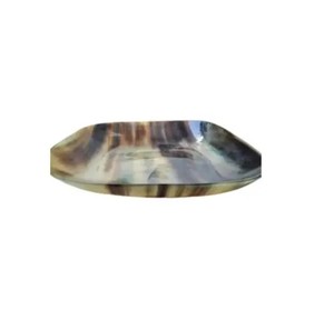 Plateau de fruits secs en corne de buffle Viking pour table à manger bol décoratif en corne de buffle naturel formes ovales plat en corne, Shav - Product Image 1