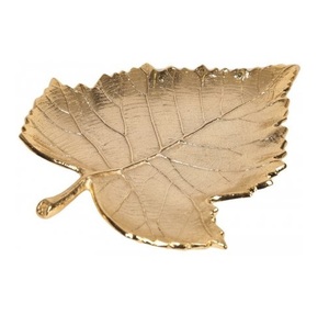 Attrayant en aluminium métal ustensiles de cuisine de luxe plateau de service Unique feuille concepteur personnalisé gravure plateau en métal - Product Image 3