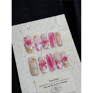 Sakura Drift - Adhesivos Elegantes para Uñas, para Mujeres y Hombres - Product Image 2