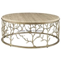 Feuilles Design Mosaïque Perlée 100% Nacre Design Exclusif Luxueux Qualité Vente Chaude Tables Basses Fourniture De Meubles