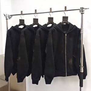 Sweat à capuche en molleton vierge pour homme, broderie personnalisée en gros, impression en relief, sweat à capuche vierge de haute qualité pour homme - Product Image 1