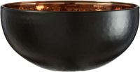 Frutero de Lujo en Latón Negro Pulido Ecológico para Cocina, Comedor, Mesas de Café y Fiestas