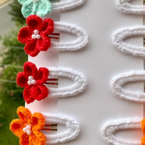 Pinces à cheveux au crochet pour filles femmes, pinces à cheveux vintage, accessoires pour cheveux pour tout-petits et bébés pinces à franges OEM fabriquées au Vietnam - Product Image 6