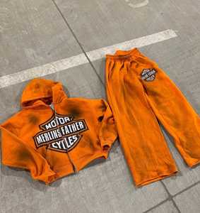 Vente en gros sweat à capuche homme surdimensionné personnalisé délavé à l'acide vêtements de rue délavés au soleil broderie 3D 100% coton sérigraphie DTF - Product Image 1