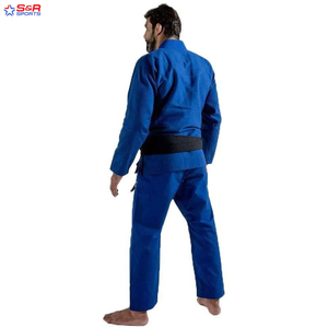 Logotipo personalizado de alta calidad Nuevo diseño de moda Algodón Casual Transpirable Colores sólidos Ligero Secado rápido Jiu Jitsu Uniforme - Product Image 6