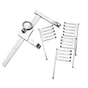 Instrumentos quirúrgicos ortopédicos, esparcidor de costillas de acero inoxidable, brazos con bisagras, juego de cuatro cuchillas desmontables, equipo quirúrgico básico - Product Image 1