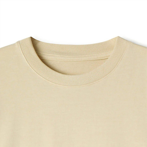 T-shirt décontracté écologique à séchage rapide pour hommes avec tissu tricoté en polyester/coton respirant pour un usage quotidien - Product Image 3