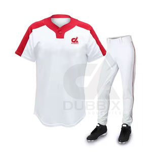 Precio bajo 2025 Ropa de equipo en blanco Uniforme de béisbol Nueva moda Uniforme de béisbol personalizado para hombres - Product Image 1
