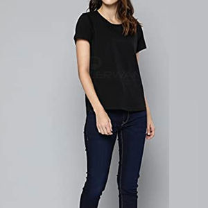 T-Shirt Femme Manches Courtes T-Shirt Femme Surdimensionné T-Shirt Femme Coton Polyester T-Shirt Femme pour Adultes Confortable Prix Raisonnable OEM - Product Image 5