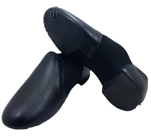 Zapatos de Baile de Jazz Profesionales de Cuero Color Bronceado BFA 038 de Baifa Enterprises, Zapatos de Baile Planos Unisex Estilo Ballet - Product Image 1