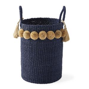 New Cotton Rope Storage <b>Baskets</b> & <b>Hamper</b> <b>Basket</b> <b>for</b> Decoration with High Quality Jute in Black Color Kitchen Storage Containers - Product Image 4