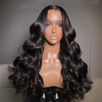 Perruques en cheveux humains vierges Remy bruts, alignées avec la cuticule, en dentelle HD française complète, pour femmes noires, disponibles sur Alibaba