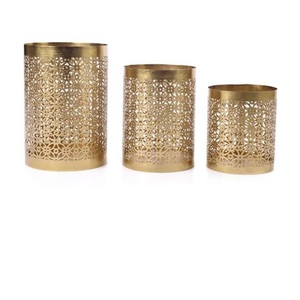 Table Centerpiece Wedding Decor Set Of Three Gold Plated <b>Candle</b> Holder <b>Candle</b> Light <b>Dinner</b> <b>Candle</b> Stand Custom Table Votive - Product Image 1