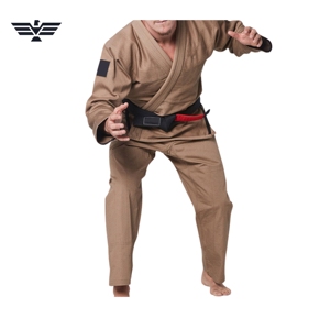 Kits BJJ personnalisables OEM, imprimés en sérigraphie / brodés, teints unis, légers, respirants, 400 g/m², 100 % coton, unisexes, pour adultes - Product Image 5