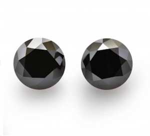 100% naturel véritable saphir noir rond à facettes coupe septembre pierre précieuse de naissance pour la fabrication de bijoux utilisation à des prix en vrac OEM - Product Image 1