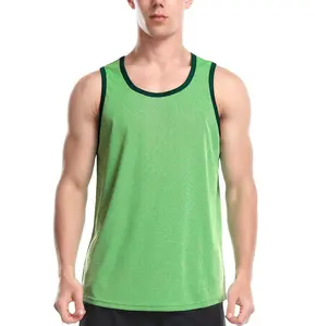 Muscle Fit Mesh Tank Tops Voor Jongens Custom Groothandel Running Singlets Heren S Unisex Workout Kleding