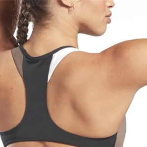 Soutien-gorge de sport pour femmes, haut de gamme, respirant, sans couture, réversible, pour la course à pied, la salle de sport, le yoga, personnalisable à l'avant, disponible en tailles plus grandes - Product Image 5