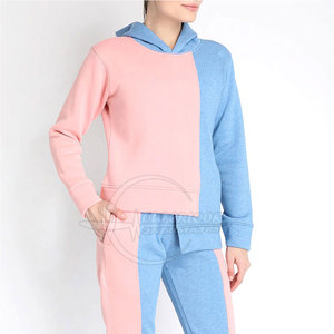 2025 Chándal de lana tecnológica para mujer Diseño de dos piezas de algodón 100% en tamaño adulto Patrón sólido para la sudoración de invierno - Product Image 5