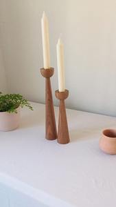 Portavelas Creativo de Madera Rústica, Diseños Personalizados Hechos a Mano para Decoración del Hogar o Espacios Exteriores - Product Image 5